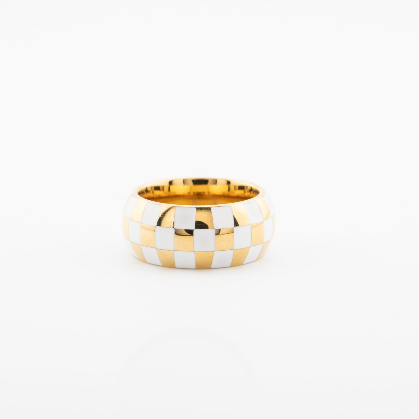 Check Mate Enamel Ring