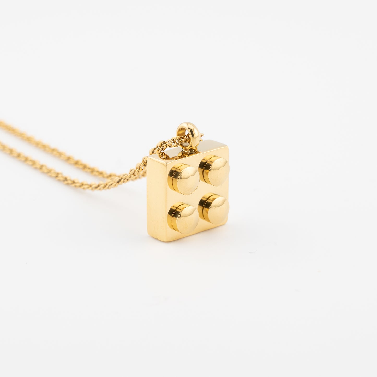 Brick Pendant Necklace