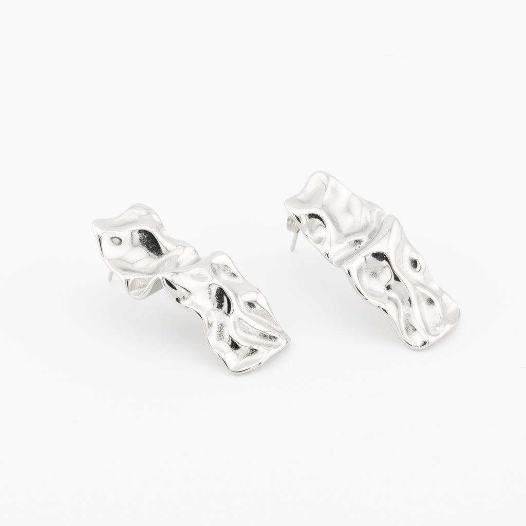 Wrinkled Earrings