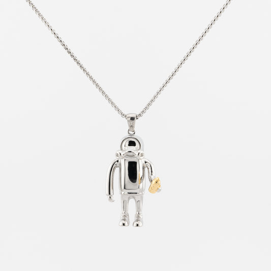 Mr. Roboto Pendant Necklace